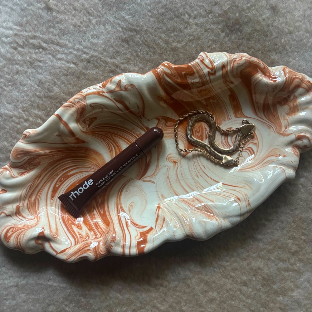 Vintage Ceramic Painted Tray